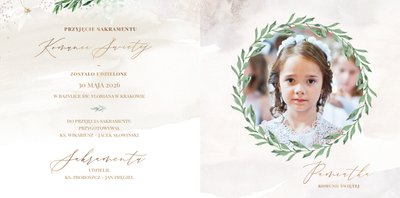 Pamiątka I Komunii Świętej